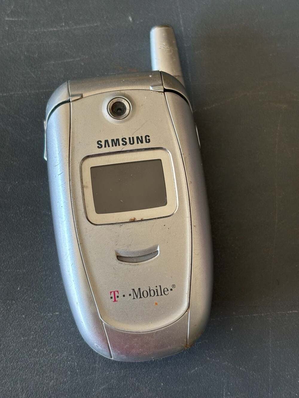 Samsung SGH-E315 Silver T-Mobile Flip Cell Phone